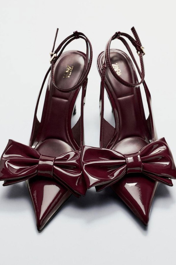 Bow Stiletto Slingbacks from Zara