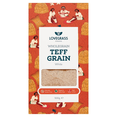 White Teff Grain from Lovegrass