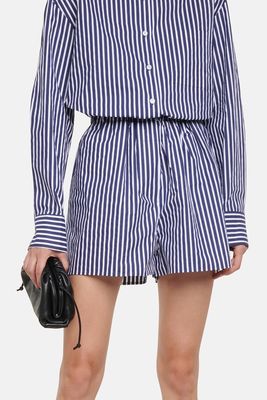 Lui Striped Cotton Shorts from Frankie Shop 