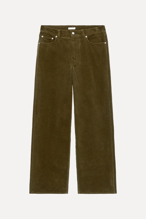 Coral Corduroy Wide Jeans from ARKET