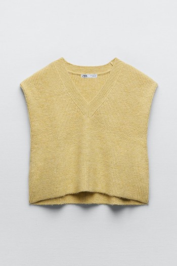 V-Neck Knit Vest from Zara