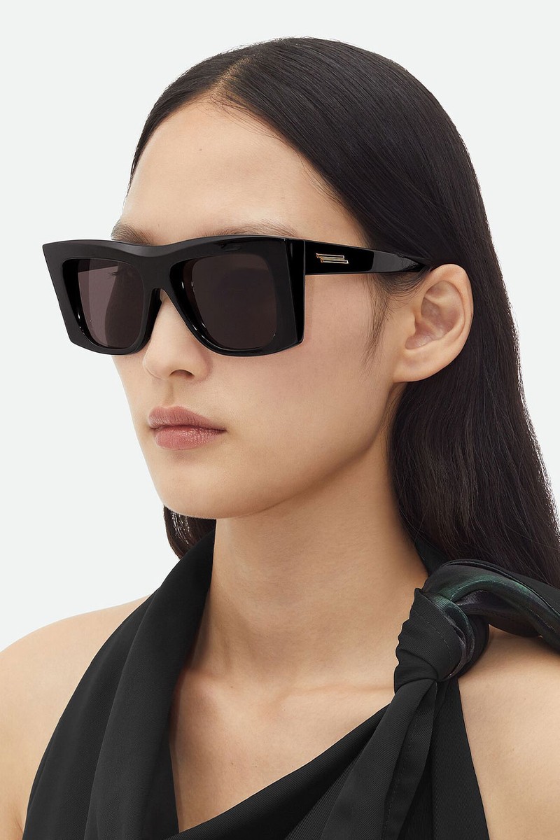 Visor Recycled Acetate Square Sunglasses