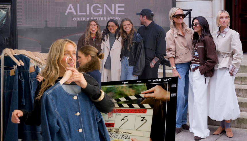 We’re On A London Billboard?! | SheerLuxe x ALIGNE SS26 BTS 