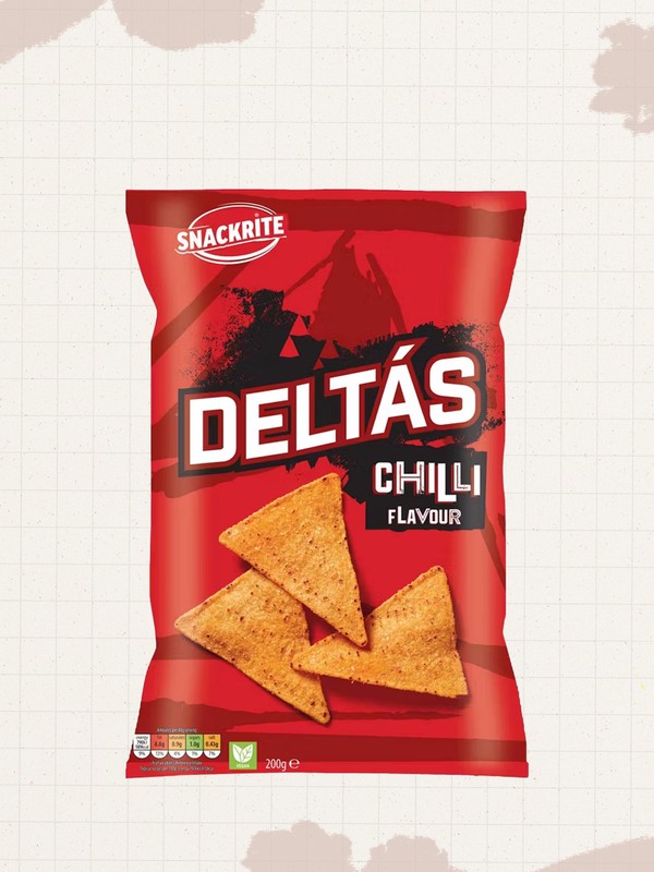 Deltas Chilli Flavour Tortilla Chips from SNACKRITE