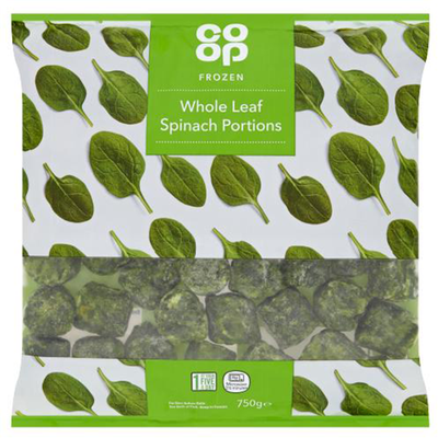 Whole Leaf Spinach Portions from Coop