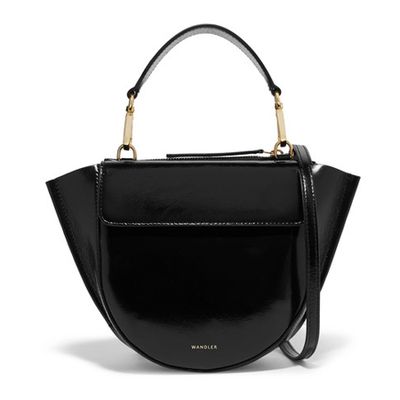 Hortensia Mini Patent-Leather Shoulder Bag from Wandler
