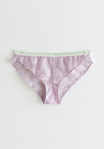 Floral Lace Mini Briefs