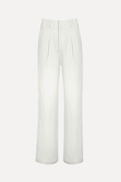 Wide Leg Pants Linen