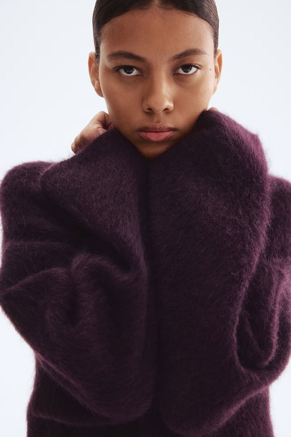 Oversized Mohair-Blend Jumper from H&M