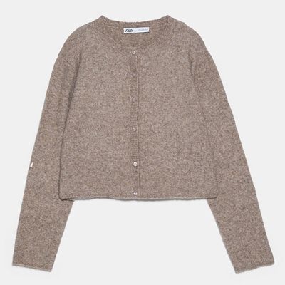 Wool Blend Cardigan from Zara