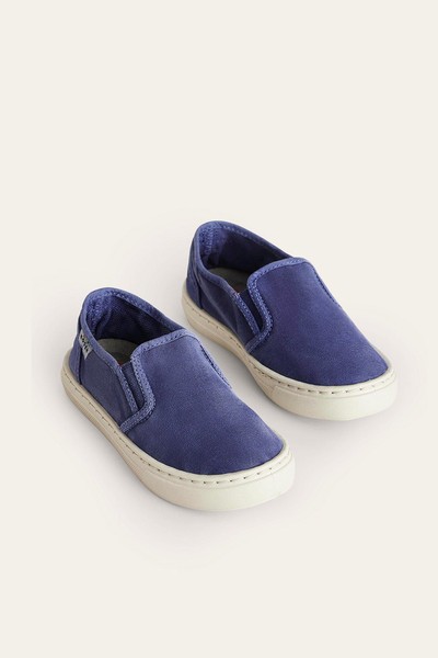 Boys Canvas Slip-Ons