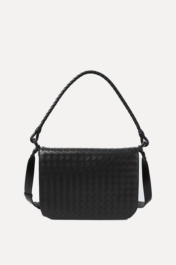 Swing Medium Leather Messenger Bag from Bottega Veneta