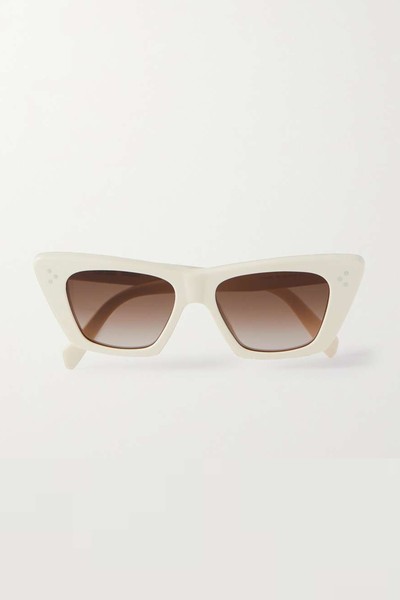 Cat-Eye Acetate Sunglasses from Celine Eyewear