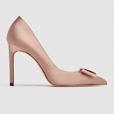 Satin Court Shoes  from Zara