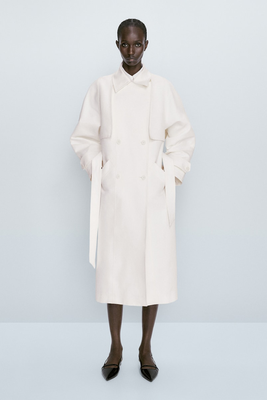 Double Fabric Trench Coat  