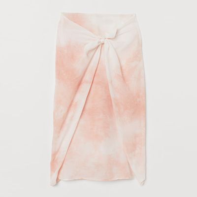 Batik-Patterned Lyocell Skirt from H&M