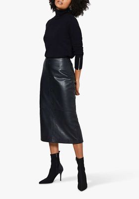 Leather Pencil Skirt from Mint Velvet