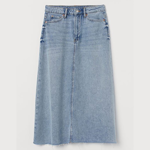 A-Line Denim Skirt from H&M