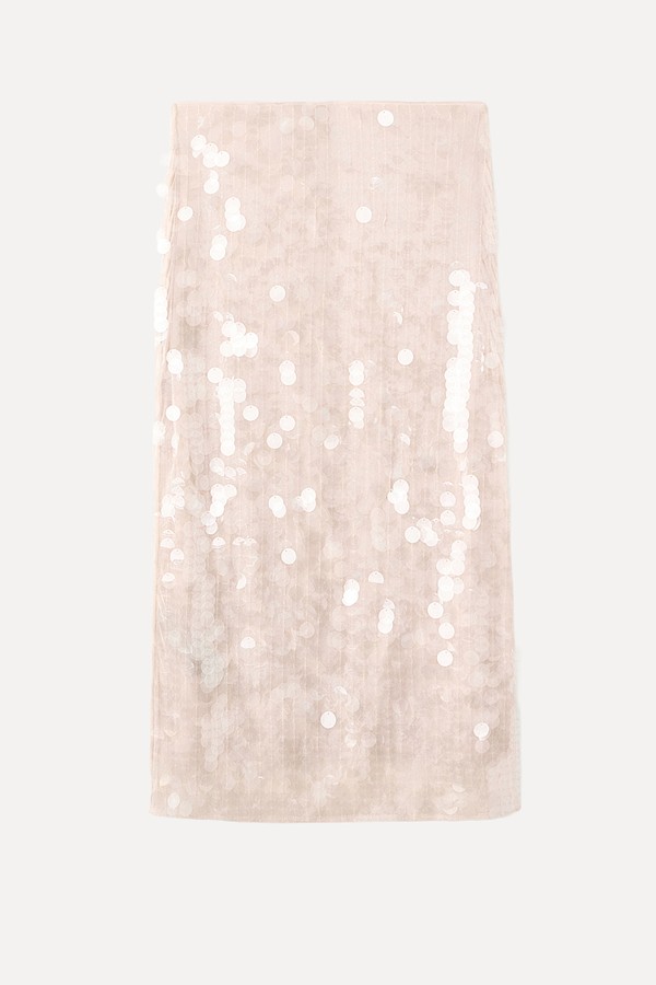 Sequin Midi Skirt