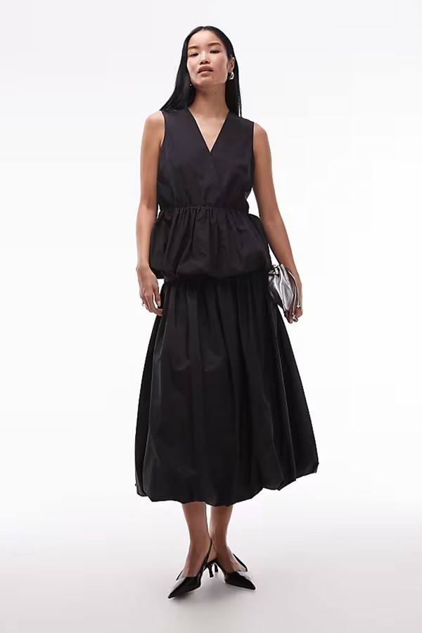 Co-Ord Cotton Rich Bubble Hem Maxi Skirt from ARKET