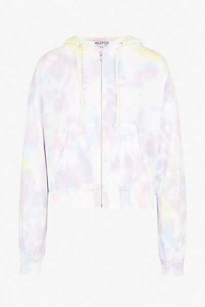 Tie Dye Cotton-Jersey Hoody from Wildfox