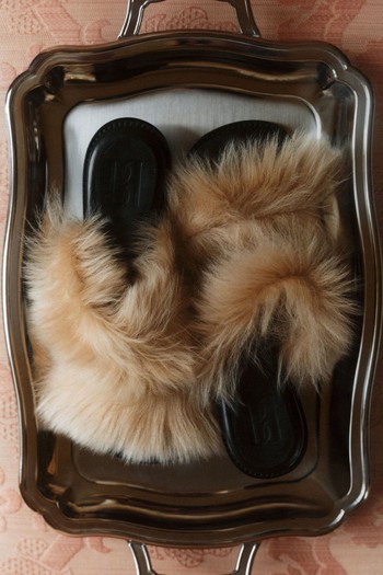 Tianna Shearling Sandals from By Malene Birger