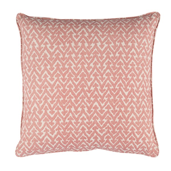 Small Square Cushion In Pink Rabanna  from Fermoie