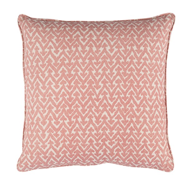 Small Square Cushion In Pink Rabanna  from Fermoie