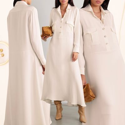 The Aurora Silk-Jersey Midi Dress, £1,110 | Giuliva Heritage