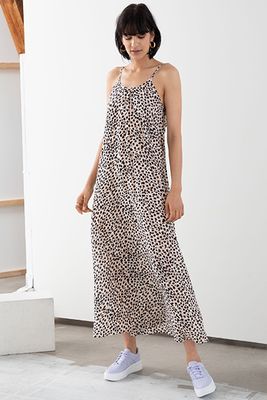 Gathered Leopard Maxi Dress from & Other Stories