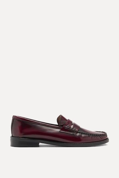 Leather Loafers from Mango