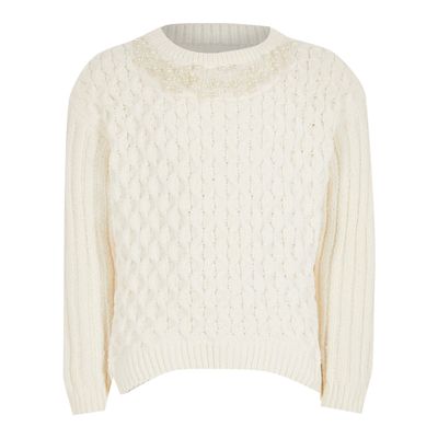 Cream Chenille Jumper