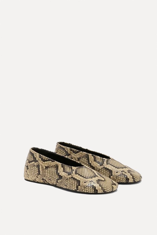 Snake Ballerinas from Jil Sander