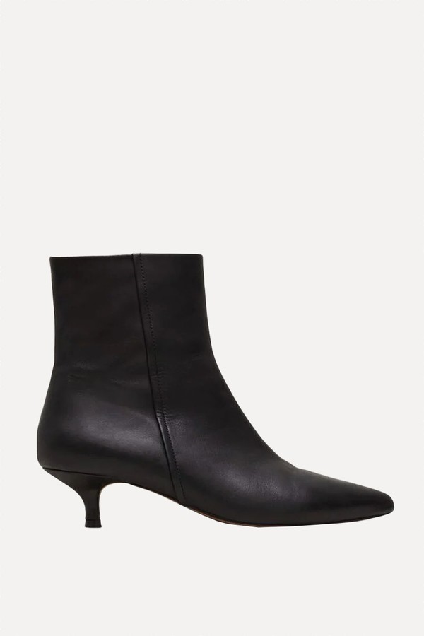 Leather Kitten Heel Boots from Phase Eight