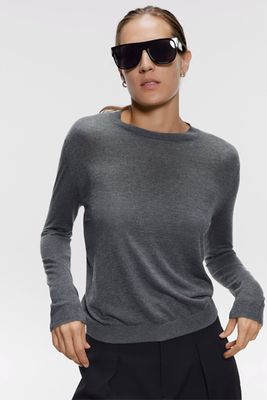 Sweater With Back Buttons from Zara