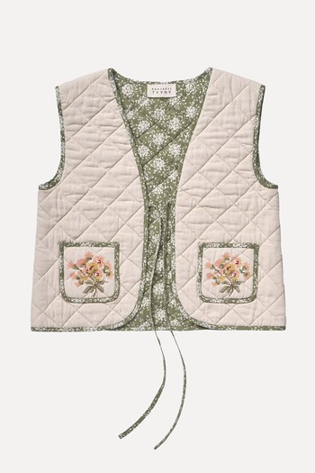 Ristipisto Reversible Quilted Waistcoat from Projekti Tyyny