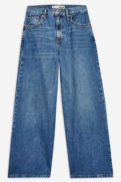 Light Blue Wide-Leg Jeans from Topshop