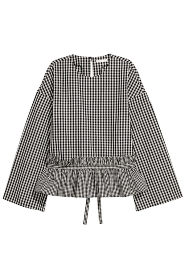 Flounced Cotton Blouse from H&M