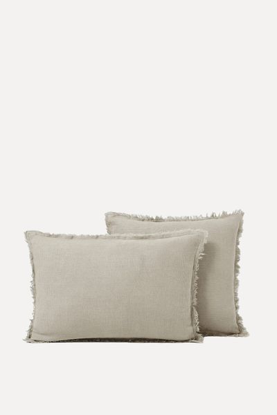 Linange 100% Pre-Washed Linen Cushion Cover from La Redoute Interieurs