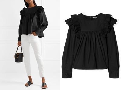 Ruffled Broderie Anglaise Blouse from Isabel Marant Étoile