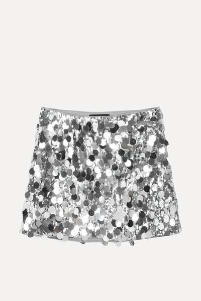 Sequin Middle Waist Mini Skirt from Cider