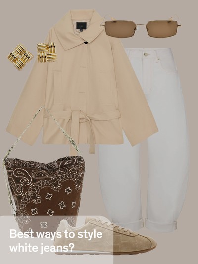 3 Modern Ways To Wear White Jeans