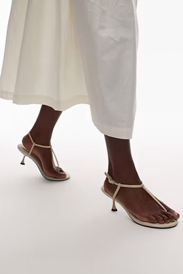 Imani Toe Thong Mid Heels from Topshop