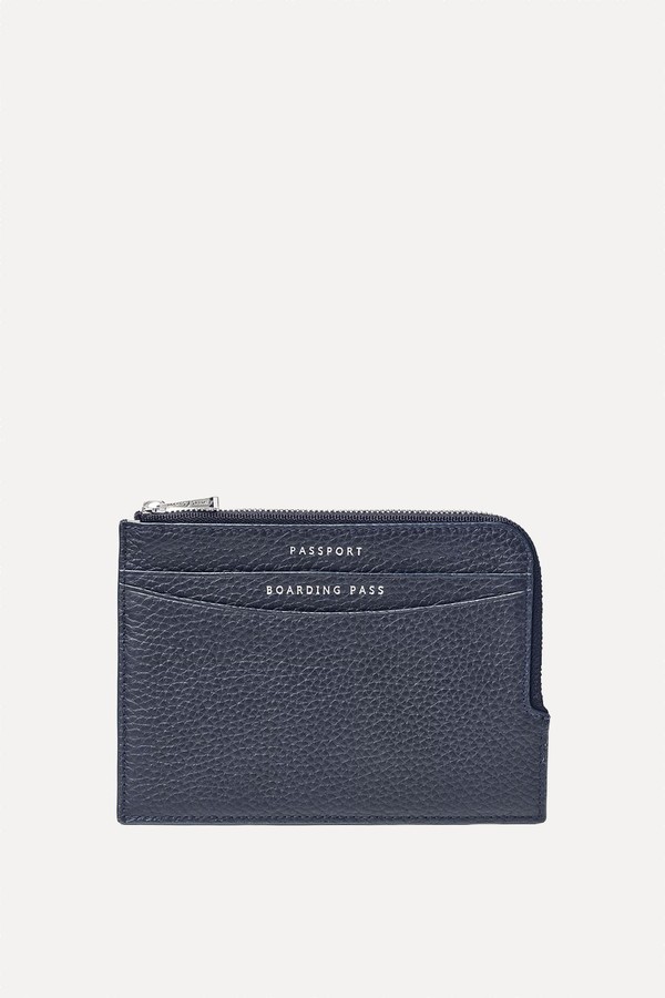 Zipped Travel Wallet from Aspinal Of London