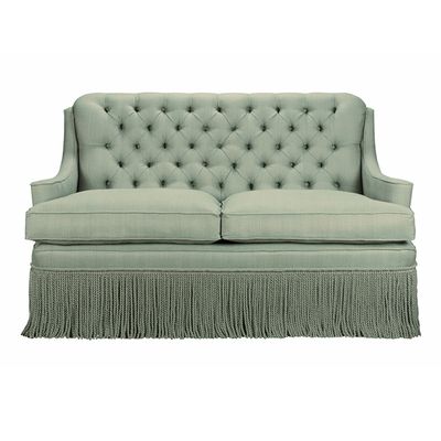 Onslow Buttoned Sofa With Fringe