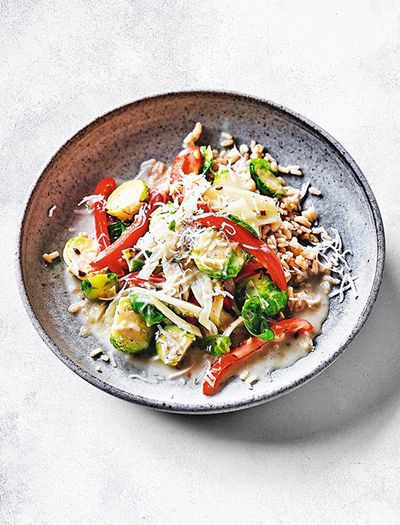 Spicy Sprout, Fennel & Pepper Stir Fry