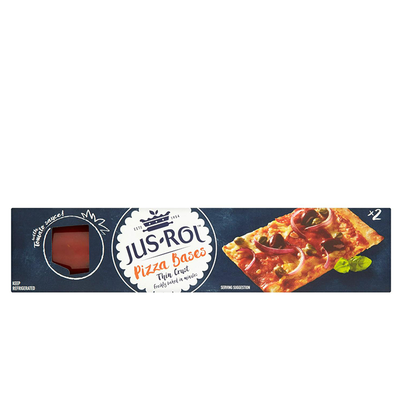 Pizza Dough Thin Crust with Tomato Sauce  from Jus-Rol 