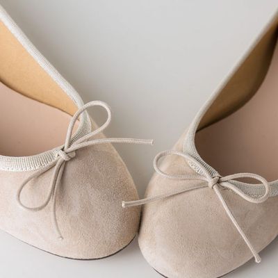 Suede Ballet Flats from Ballerette