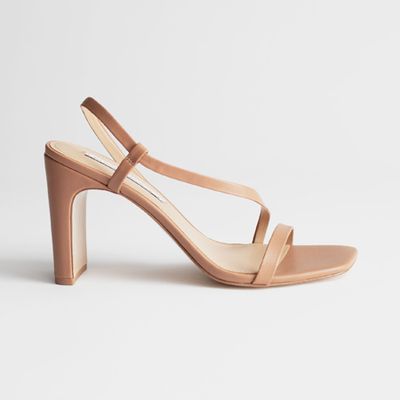 Strappy Leather Heeled Sandals from & Other Stories
