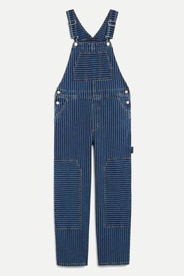 Striped Denim Dungarees from Monki